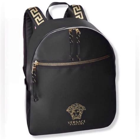 versace parfums medusa big logo backpack|best selling women's versace perfume.